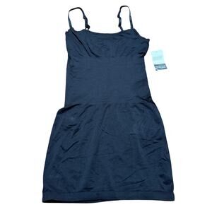 Yummie Heather Thomson Seamlessly Shaped Emma Convertible Cami Slip Black M/L